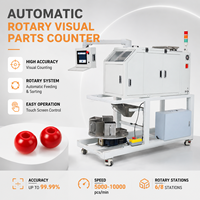 Compteur de pièces visuel rotatif automatique haute vitesse 10 000 pièces/min, précision de 99,99 %, machine de tri et de comptage optique