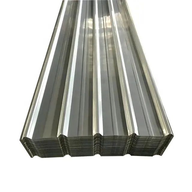 Fornitori cinesi possiedono fabbriche 0.35-0.85 rivestito di zinco spessore ondulato lamiera di acciaio zincato per recinzione temporanea