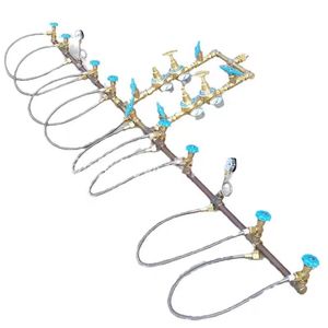 Manuel tıbbi gaz oksijen <span class=keywords><strong>Argon</strong></span> doğal gaz manifoldu pirinç gaz regülatörü - Product Image 1