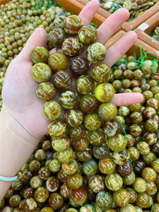 Pierre précieuse naturelle 20MM <span class=keywords><strong>Madagascar</strong></span> Quartz rose Agate blanche Agate de feu Dragon sang Jade pierre de citron perles de pierre en vrac - Product Image 5