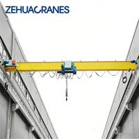 Grúa Puente Monoviga Europea Estándar ZEHUA FEM 2026 Nueva, 1T-25T, Accionamiento VFD Completo, Baja Altura de Montaje, CE ISO 30m