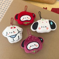 Hotsale Fraise Chien Bonjour Chat Lapin Kitty Poupées Porte-clés En Peluche Anime En Peluche Peluche Doux Animal En Peluche Nouvelle Naissance Jouets
