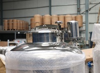 Mini petit réservoir d'eau stérile d'acier inoxydable du stockage 304 de l'équipement industriel 1000L de conteneur d'eau de débit