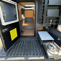Remorque de camping moderne en aluminium QC pour pick-up, idéale pour le camping en plein air et les petits camions