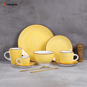 Ensemble de couverts français classiques Chine/Ensemble de dîner Cuisine/Assiette Ensemble de couverts Tasse - Product Image 1