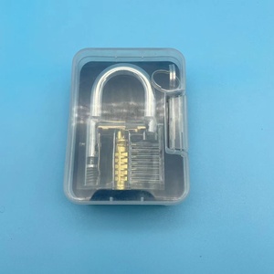 <span class=keywords><strong>Cadenas</strong></span> <span class=keywords><strong>transparent</strong></span> de qualité supérieure avec 15 outils de <span class=keywords><strong>crochetage</strong></span> - Product Image 2