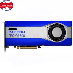 Carte graphique pour Radeon Pro W6800, 32 Go de mémoire GDDR6, <span class=keywords><strong>bus</strong></span> mémoire 16 Gbps, 256 bits, fréquence de cœur 2075 MHz, DirectX 12, <span class=keywords><strong>PCI</strong></span> Express 3.0 X16 - Product Image 1