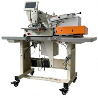 Mesin Pemasang Label Otomatis Presisi Tinggi Mesin Jahit Label Otomatis untuk Proses Pembuatan Tas TOPSEW TS-2210-LB