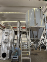Mesin Pengering Semprot Otomatis Industri Terkendali PLC, Digerakkan Mesin, Bahan Stainless Steel Ti, Pembersih Telur, Deterjen Bubuk, Kelapa