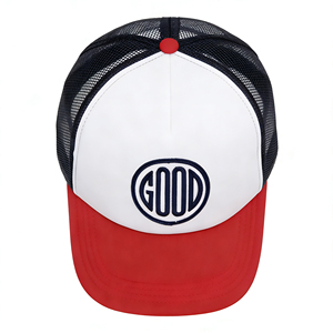 Casquette de camionneur en maille brodée GOOD – Casquette légère, respirante et réglable avec fermeture snapback pour les sports de plein air - Product Image 4