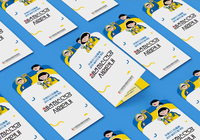 Service d'impression de catalogues avec logo personnalisé en CMJN, dépliants 4 volets A4 A5 A6, instructions de pliage, brochure en papier couché