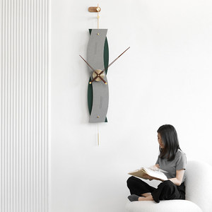 Large Size Nordic Wall <b>Clock</b> Irregular Shape Quartz <b>Movement</b> Battery Powered Living Room Decor Oversized Simple Creative Design - Product Image 1