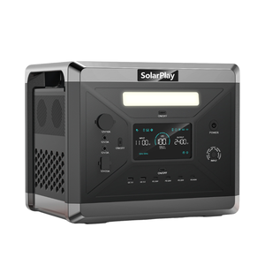 2400W Portable Power Station Pure Sine Wave UPS Emergency LiFePO4 Battery Solar Car Home Outdoor Backup Quick Charge MPPT - Product Image 2