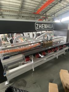 Máquinas de encoladora de carpetas automáticas de calidad superior de último diseño ecológico QZD para hacer cajas de cartón corrugado - Product Image 5