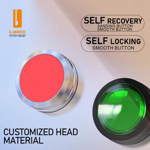 Interrupteur à bouton-poussoir électronique LANBOO 22mm SA2 25A à courant élevé, lumière rouge verte, multi-contact, pied à vis en plastique 1NO1NC - Product Image 5