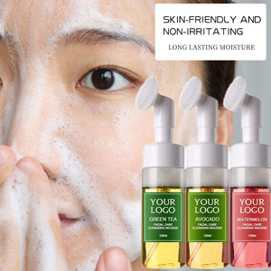 No Logo Avocado Rose Green Tea Cleansing Mousse, Deep Cleansing Unisex Facial Cleanser Wholesale Ready Stock - Product Image 5