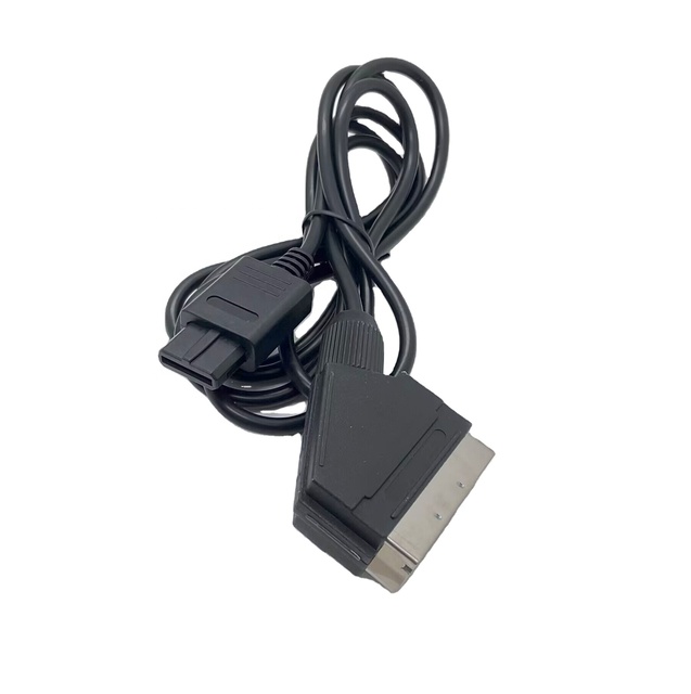 For Gamecube Scart Cable RGB SCART Cable for N64 for SNES Cable Cord 1.8m
