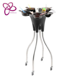 T0144-C-extensiones de cabello para salón de belleza, soporte de extensión de cabello 2022, con carritos de bloqueo, ABS y PP, color negro, novedad - Product Image 3