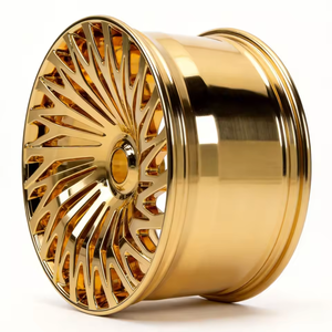 ล้อแม็กซ์อะลูมิเนียมอัลลอยด์ Auron Gold แบบหลายก้าน ผลิตจากชิ้นเดียว สำหรับรถยนต์นั่งส่วนบุคคล ปรับปรุงรุ่นใหม่ ล้อสีทอง ล้อฟอร์จ - Product Image 6