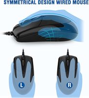 Vente chaude bureau d'affaires filaire clavier souris se Combo russe/français/coréen/espagnol/portugais filaire clavier et souris SetH