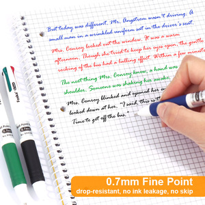 Articles de papeterie en gros, stylo multicolore 4 couleurs en un pour les cadeaux de fête d'anniversaire, les cadeaux pour les étudiants, les enseignants, les fournitures de bureau et scolaires - Product Image 3