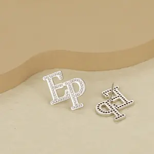 Custom Initial Earrings For Women Personalized Hypoallergenic 18k Gold Fashion Jewelry