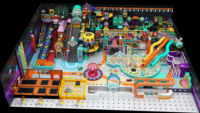 Service de Personnalisation Complet Leban Structures de Jeu pour Enfants à Grande Échelle Aire de Jeux Intérieure Commerciale avec Zones Interactives
