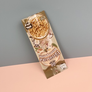 Bolsas personalizadas para mascotas, perros y gatos, a prueba de humedad, mango de sellado térmico, bolsa compuesta para pasta de insectos, hecha de plástico CPP PE - Product Image 1