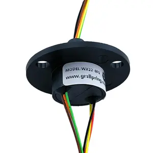 スリップリング6チャンネル2A電気接点CE認定カプセルスリップリング付き