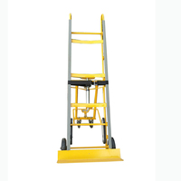 Carretilla de Mano para Equipo de Construcción de Acero con Capacidad de Carga de 200 kg, Diseño para Subir Escaleras, Plegable, de Cuatro Ruedas, de Aluminio, OEM