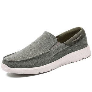 Canvas shoes for men comfortable for <b>long</b> wear. Men's <b>slip</b>-on casual shoes, flat bottom canvas trendy shoes for men - Product Image 6