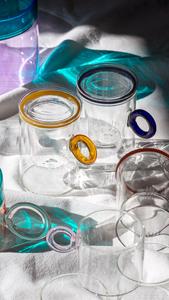 Juego de Café y Té de Vidrio de Borosilicato de Estilo Europeo WD LIFESTYLE, Hecho en Italia, Resistente al Calor, Ecológico, de Gran Capacidad - Product Image 4