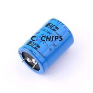 Condensateur électrolytique en aluminium à encliquetage MAL205658472E3, composant traversant (THT), D30xL42mm 4700uF 20% 63V 10mm - Product Image 1