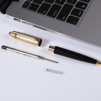 Bijoux pour hommes Cadeaux Collections précieuses Stylo à bille en métal au toucher lourd de luxe Stylo d'écriture de style rétro