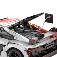 Mobil Sport Teknis 99310 Baru, Hypercar Blok Bangunan, Kendaraan Kecepatan Tinggi, Puzzle Bata, Mainan Edukasi, Hadiah Natal untuk Anak-Anak