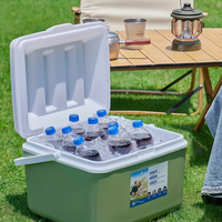 Ensemble de glacières isothermes en PP pour l'extérieur, 6L/15L/28L, glacière portable pour le camping et la pêche