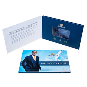 Aspecto agradable 2,4 pulgadas 3 pulgadas 4 pulgadas Video Folleto 7 pulgadas Tarjeta de regalo de felicitación Reproductor de video Caja con boda - Product Image 5