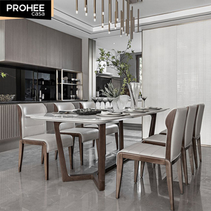 Tavolo in legno di lusso europeo per sala da pranzo <span class=keywords><strong>e</strong></span> Set di <span class=keywords><strong>sedie</strong></span> a 6 posti - Product Image 3