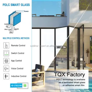 Película inteligente de privacidade para vidro de janela, película inteligente de tonalidade de vidro inteligente, vidro inteligente pdlc, vidro inteligente comutável