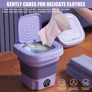 เครื่องซักผ้าขนาดเล็กพกพาแบบพับได้ ขายดี สำหรับเสื้อผ้าเด็ก - Product Image 2