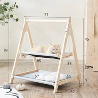 Hamac pour chat, balançoire pour chat, lit suspendu pour animaux de compagnie, lit pour chat confortable et chaud, berceau pour chat