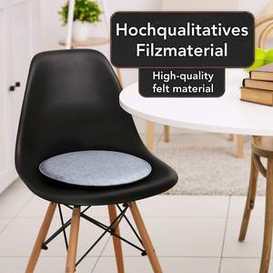 Coussin de <span class=keywords><strong>chaise</strong></span> en mousse à mémoire de forme ronde, confortable et lavable, différentes tailles, 100% polyester, pour banc et <span class=keywords><strong>chaise</strong></span> - Product Image 4