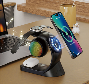 畅销书无线充电蓝牙音箱带低音炮<span class=keywords><strong>HiFi</strong></span>立体声数字信号处理器音频可折叠防水派对旅行音箱 - Product Image 5