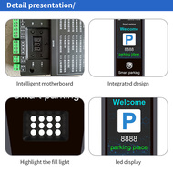 Barrera de Control de Acceso Remoto para Estacionamiento de Autos, Barrera Automática Articulada para Estacionamiento, Sistema de Lector RFID de Largo Alcance