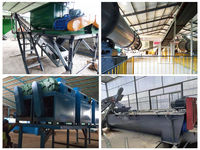 Npk mesin pencampur bubuk Mixer Paddle horisontal mesin produksi pupuk organik