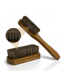 Set di Spazzole <span class=keywords><strong>per</strong></span> Pulizia di Pelle e Tappezzeria, con Setole in Crine di Cavallo <span class=keywords><strong>per</strong></span> <span class=keywords><strong>Pulire</strong></span> <span class=keywords><strong>Sedili</strong></span> <span class=keywords><strong>Auto</strong></span> e Divani in Pelle, <span class=keywords><strong>per</strong></span> Interni e Mobili - Product Image 2