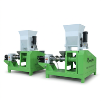 Machine d'alimentation flottante pour poissons de conception robuste, 300 kg/h, granulateur d'aliments flottants à haute efficacité pour l'alimentation des poissons en aquaculture