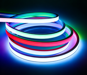 DC12V/24V IP67 ซิลิโคน LED Neon‑Flex Strip, 8×13 มม., 5 ม./ม้วน, ผลิตตามสั่งสำหรับไฟส่องเส้นขอบผนังภายนอกอาคาร - Product Image 2