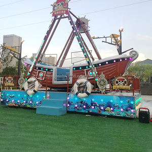 מתקן נדנדה לילדים, ציוד למגרש משחקים, מתקן שעשועים חיצוני, מתקן ספינת פיראטים למכירה - Product Image 3