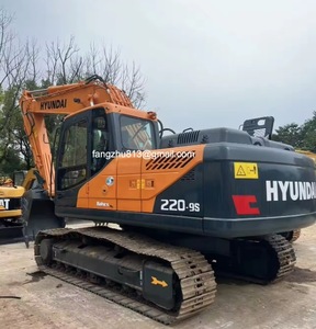 Excavatrice sur chenilles d'occasion Hyundai 220-9s de 22 tonnes, modèle haute puissance importé d'origine coréenne, en vente - Product Image 5